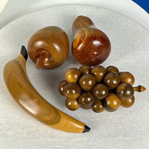 Set frutta decorativa legno - frutta,