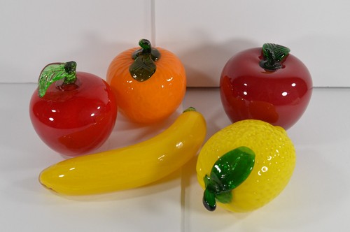 Lotto frutta vetro - frutta,