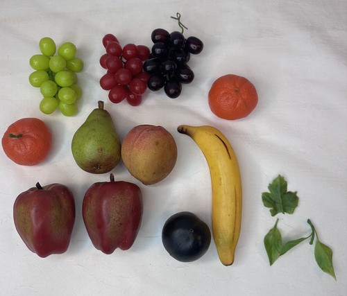Lotto vintage frutta finta - lotto,