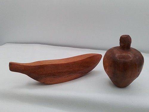 Frutti legno intagliati a - 2,