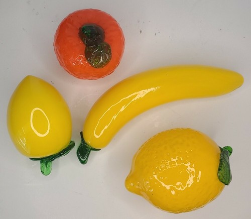 Frutta vetro soffiato a - frutta, in