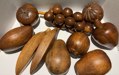 Frutta vintage mcm legno - vintage,