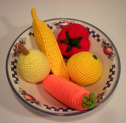 Frutta all uncinetto - all'uncinetto, maglia