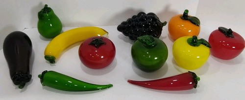 Frutta vintage vetro artistico