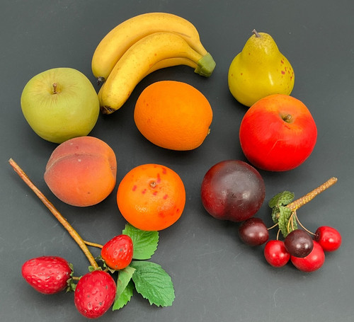 Lotto frutti finti - frutti,