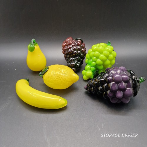 Set frutta decorativa vetro