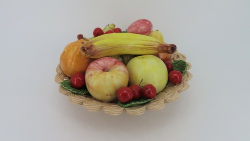Cesto frutta ceramica vintage